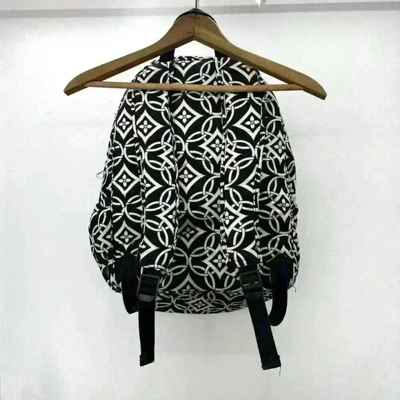 Vera‎ Bradley Tech backpack Concerto pattern Black White Quilted main image 7